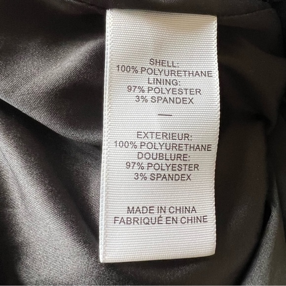 New! Likely Serena vegan leather one shoulder dress 14508 - Picture 10 of 14